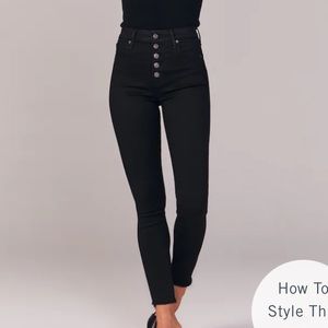 Abercrombie & Fitch High Rise Super Skinny Jeans